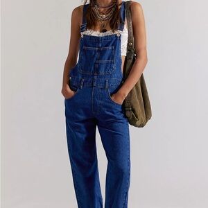 We The Free Ziggy Denim Overalls Indigo